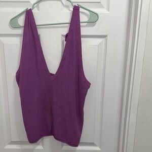 NWOT Free People Beach Purple Tank Top
